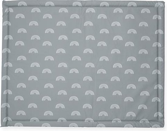 goedkoop streng Samengesteld Jollein Boxkleed - 75 x 95 cm - Rainbow - Grey | bol.com