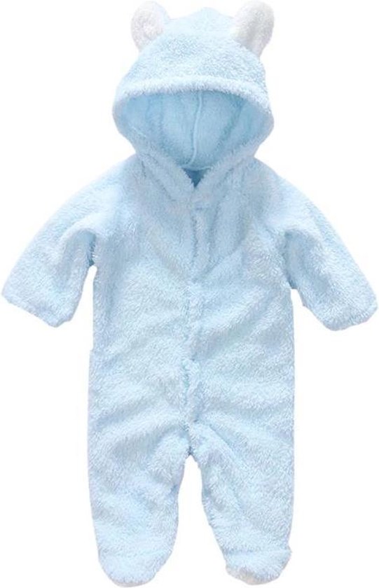 Zacht blauw beren - baby kinderen | Dieren onesie baby | | bol.com