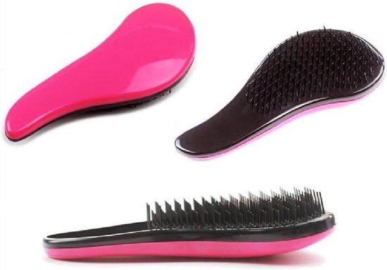 Plak opnieuw Kliniek groet Antiklit Haarborstel Mini | Hairbrush | Roze | Travelsize | Teezer brush |  Anti klit... | bol.com