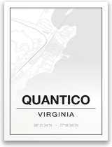 Poster/plattegrond QUANTICO - 30x40cm