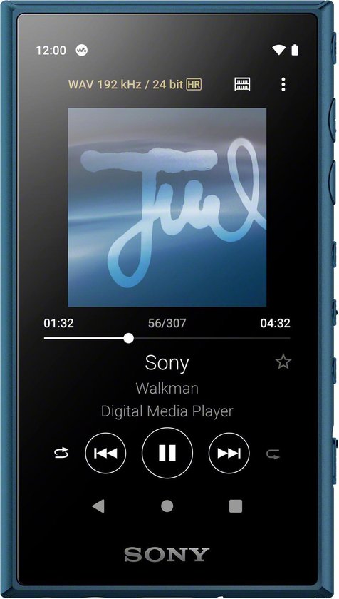 Sony NW-A105 Walkman - Hi-Res Audio MP3-speler - 16GB - Blauw | bol.com