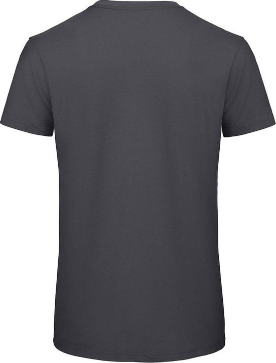 Senvi 5 pack T-Shirt -100% biologisch katoen - Kleur: Donker Grijs - XXL
