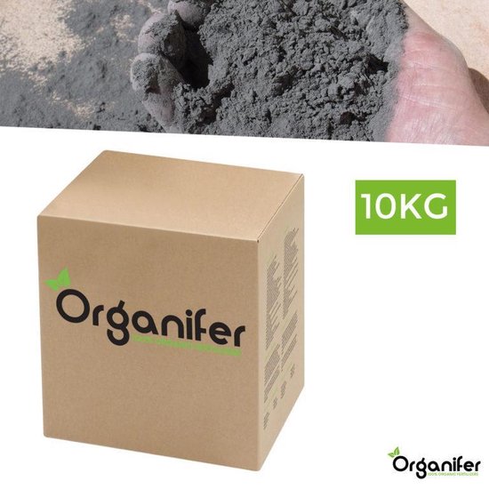 Basaltmeel Bodemverbeteraar voor kleigrond (10kg voor 100m2) - Organifer