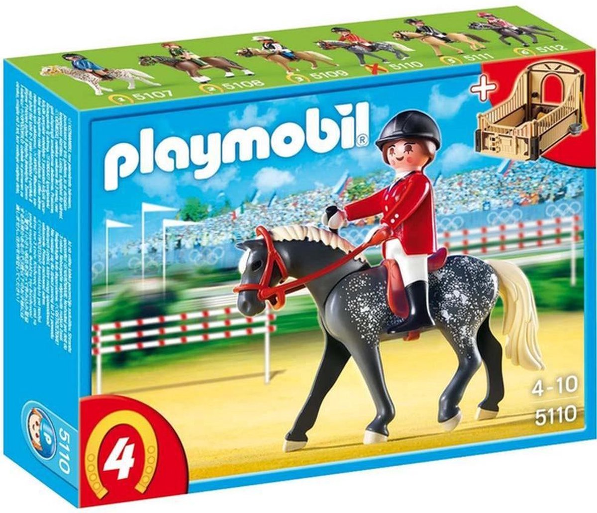 PLAYMOBIL Trakehner met Paardenbox - 5110 | bol.com