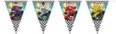 1x stuks Race/Formule 1 thema vlaggenlijnen van 6 meter - Slingers feestartikelen/versiering kinder feestje