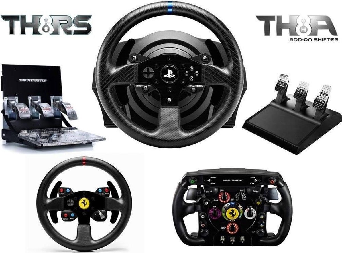 Thrustmaster - Volant T300RS Pédalier à Double pédales - BSA