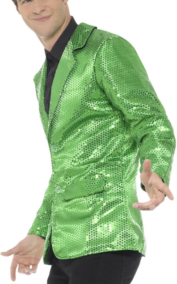 NebulaGlam – Set Disco Paillettes Années 70 – Bretelle, Cravate, Chapeau Et Mouchoir – Or, Argent Et Noir