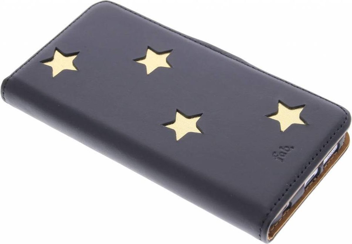 Fab. Gold Reversed Star Book Case Samsung Galaxy S6 Edge
