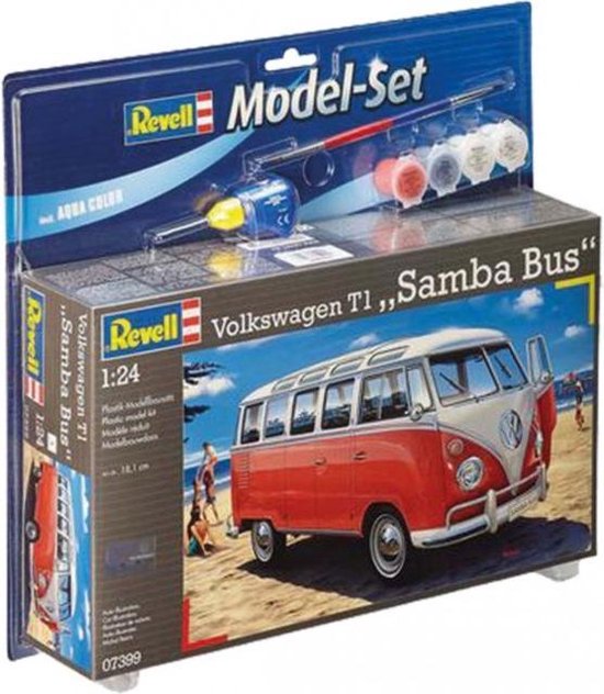 Revell Auto Bouwpakket Volkswagen T1 Samba Bus | bol.com