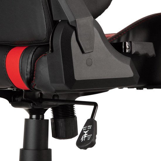 Tectake - Gaming chair - bureaustoel Premium racing style zwart/rood - Tectake