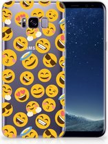 Geschikt voor Samsung Galaxy S8 Plus TPU siliconen Hoesje Emoji's