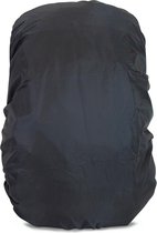 Regenhoes - 35 Liter Regenhoes - Regenhoes voor Backpack of Rugzak - Elastisch - Zwart