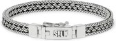 SILK Jewellery - Zilveren Armband - Mesh - 153.20 - Maat 20