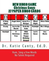 New Bingo Game Christmas Songs 27 Paper Cards