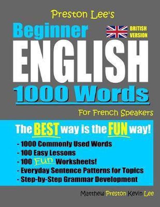 Preston Lee's English for French Speakers (British Version)- ... - cover
