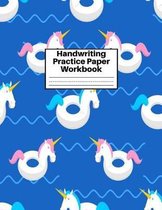 Handwriting Practice Paper Workbook