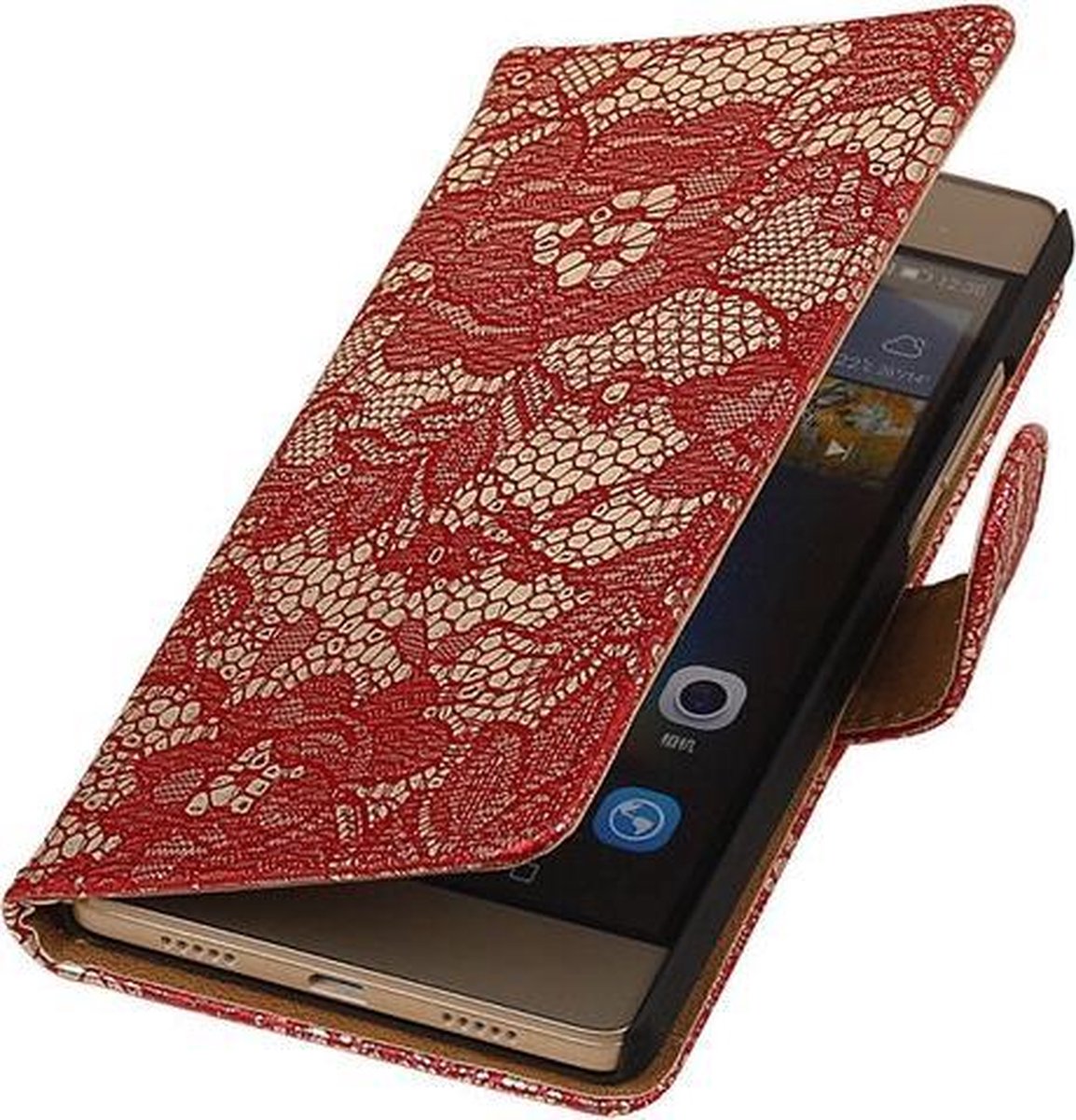 Sony Xperia Z5 Compact - Lace Rood Booktype Wallet Hoesje