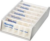 Anabox® 7 dagen medicijndoos - wit - pillendoos - medicijndoos.nl