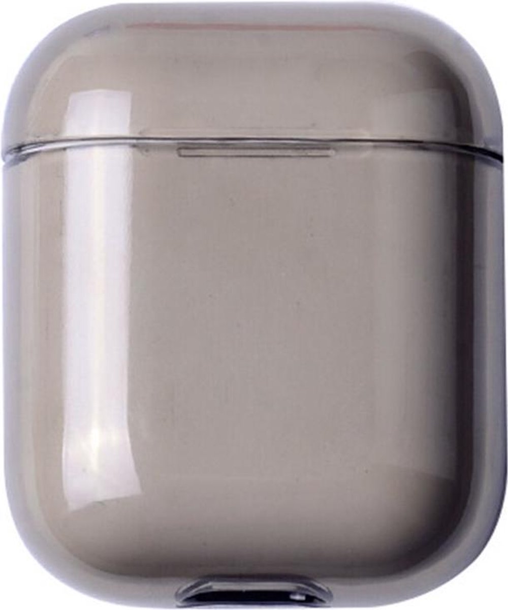 KELERINO. Plastic Hard Case Cover Hoesje geschikt voor Apple Airpods 1 & 2 - Grijs