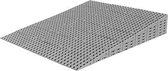 Drempelhulp Buiten - 12,8 t/m 14,4 cm (H) x 100 cm (B) - Verstelbare Oprijplaat / Drempelplaat - Oprijhelling - 7 laags