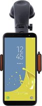 Shop4 - Samsung Galaxy J6 (2018) Autohouder 3 in 1 Dashboard en Ventilatiehouder Zwart