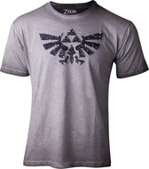 Zelda - Silver Sequins Women s Boyfriend T-shirt - L