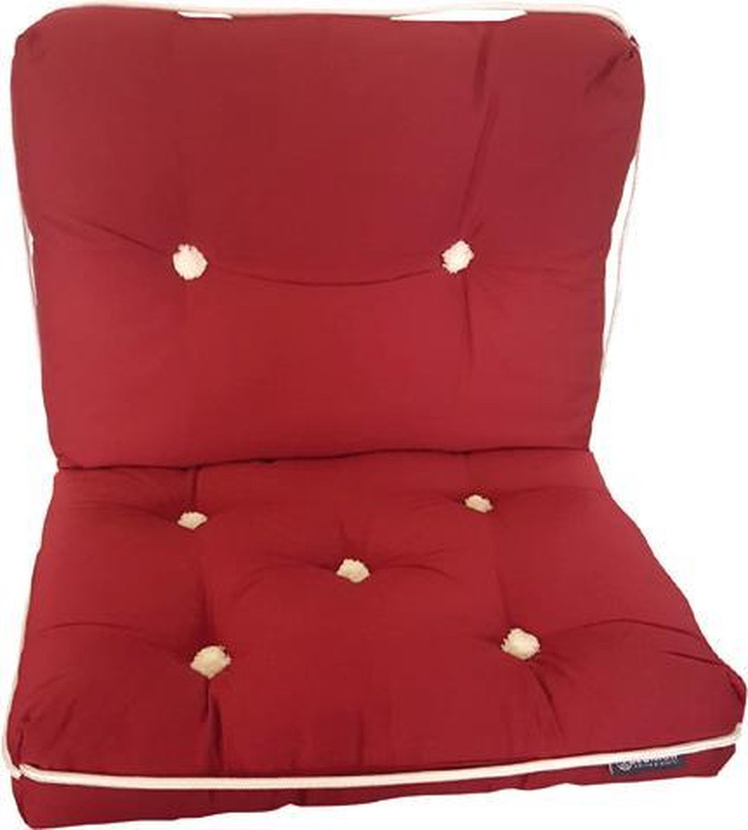 Talamex Dubbel Kapok Kussen Rood
