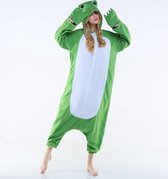 Groene Kikker Onesie voor volwassenen - Groene Kikker Kigurumi Pyjama - Maat M