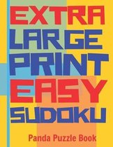 Extra Large Print Easy Sudoku