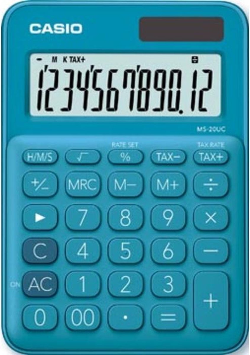 Casio MS-20UC-BU calculator Desktop Basic Blauw | bol.com