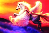 Diamond Painting Pakket - Pegasus - 40x30 cm - Complete Set - Volledige Bedekking - Dielay