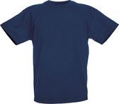 Fruit of the Loom T-shirt Kinderen maat 104 (3-4) 100% Katoen 5 stuks (Blauw)