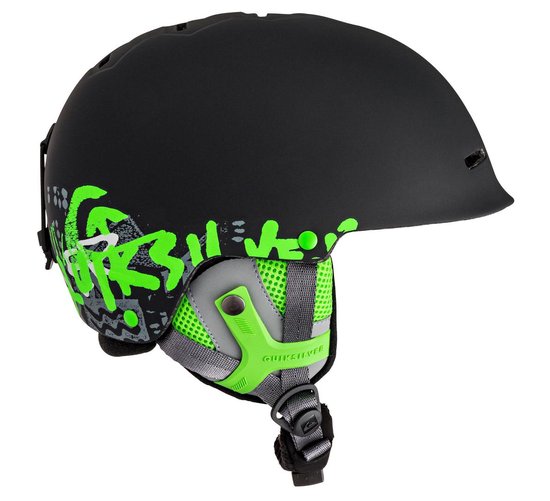 Grappig inval meloen Quiksilver Fusion Ski Helm Heren Skihelm - Mannen - zwart/groen/grijs 56cm  | bol.com