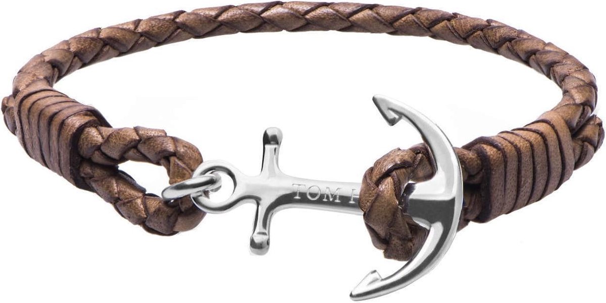 Tom Hope Cognac Brown Armband TM0221Maat M (Lengte: 18.00-19.50 cm)