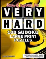 Very Hard 100 Sudoku Large Print Puzzles