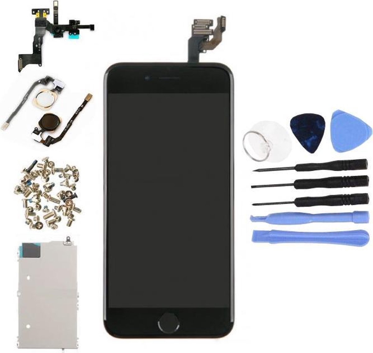 Voor Apple iPhone 6 4.7" - AAA+ Voorgemonteerd LCD scherm Zwart & Tools