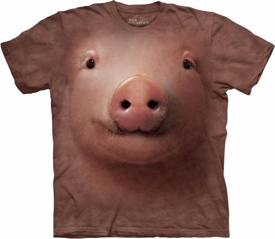 heroïsch tuin Diagnostiseren Dieren T-shirt varken/big voor volwassenen S | bol.com