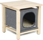Beeztees Pitoux - Kattenhuis - Hout - 50x50x50 cm