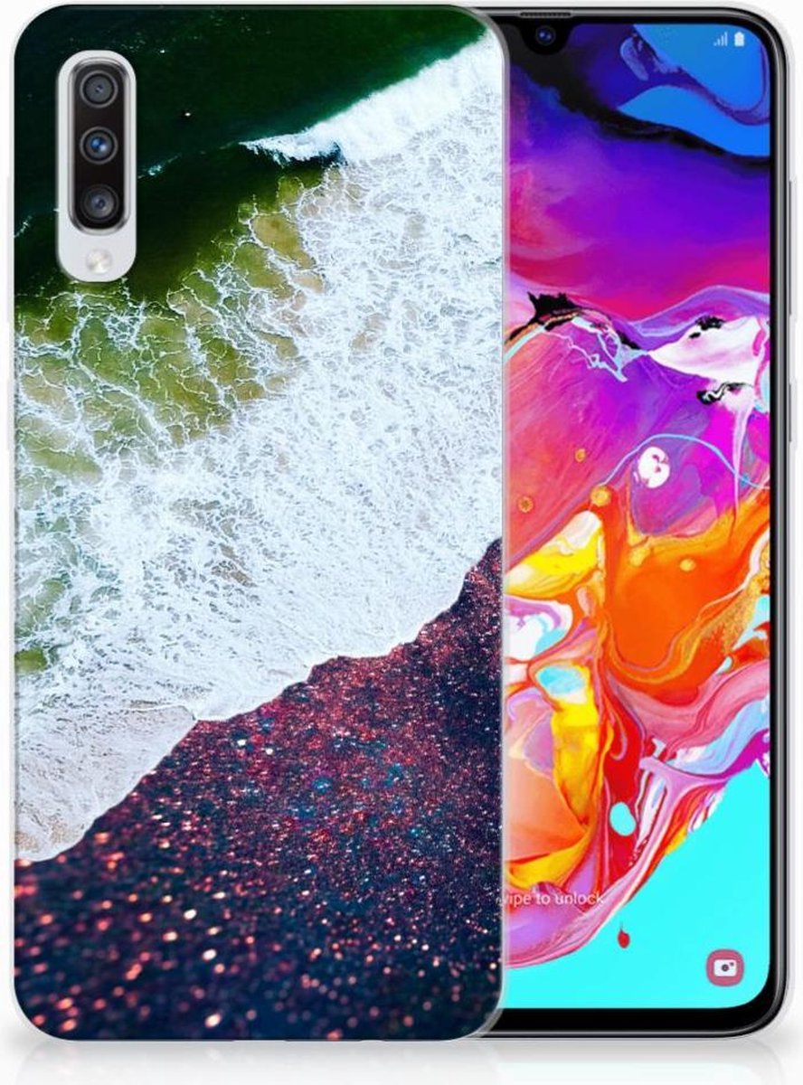 Samsung Galaxy A70 TPU Hoesje Sea in Space
