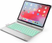 iPad Pro 11 toetsenbord draaibare case zilver