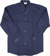 Piva schooluniform hemd lange mouwen  jongens - donkerblauw - maat XL/42