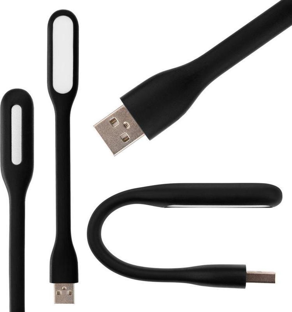 CABLING®Lampe LED USB, Mini Lumière USB Flexible, Lampe Clavier pour  Ordinateur Portable/PC, Lampe de Lecture USB, Petite Lampe de Livre (noir)