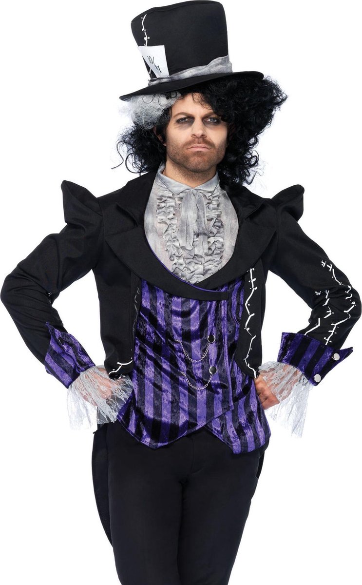 Leg Avenue 'Dark Mad Hatter', Model 85322, Maat S/M