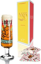 Ritzenhoff Stephanie Roehe 2014 Bierglas - Op voet - Met opdruk - 0.3 l