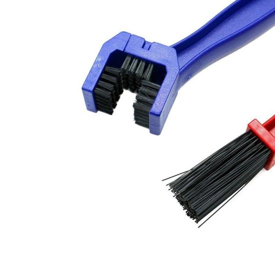 Kettingborstel voor motor & fiets ketting - Ketting schoonmaken - Makkelijk in gebruik - Blauw van Merkloos — afbeelding 5
