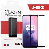 BMAX 2-pack geschikt voor de OnePlus 7 Glazen Screenprotector | Full Cover Beschermglas | Tempered Glass