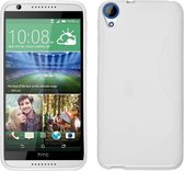 HTC Desire 830 Smartphone Hoesje Tpu Siliconen Case Hoesje S-Style Wit