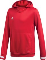 Adidas Team 19 Hoody - Sweaters  - rood - 152