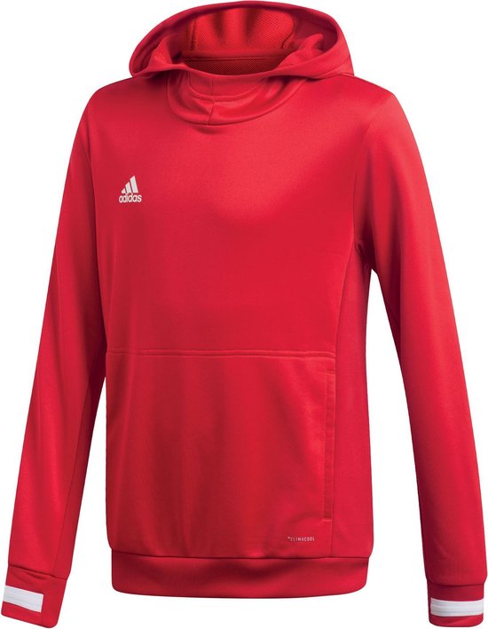 Adidas Team 19 Hoody - Sweaters  - rood - 152
