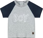 Ducky Beau Baby T-Shirt BOY - Grey Melange - Maat 86